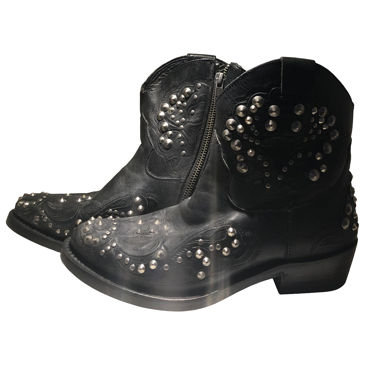 ash studded booties